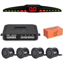 Ahes Dijital Ekranlı Araç Park Sensörü Sesli 22MM Siyah PS03