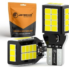 Ahes T15 LED Araç Geri Vites Ampulü, W16W 921, Canbus Uyumlu, Beyaz