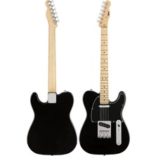 Ahes TLX-50BK Tele Kasa Maple Klavye 2 Single-Coil Manyetik Elektro Gitar