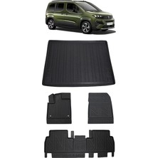 Ahes Rifter 2025 Model Ile Uyumlu 5d Premium Elstra Havuzlu Paspas ve Bagaj Havuzu Set