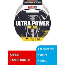 Ahes Tamir Bandı, Şeffaf, Ultra Güçlü, 10M x 48MM