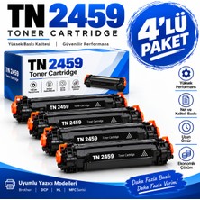 Bionet Teknik Brother TN2459 4.5k 4'li Set Muadil Toner – HL-L2310D HL-L2350DW HL-L2370DN HL-L2375DW Uyumlu