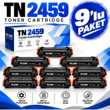 Bionet Teknik Brother TN2459 4.5k 9'li Set Muadil Toner – MFC-L2710DW MFC-L2713DW MFC-L2715DW MFC-L2730DW Uyumlu