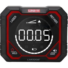Ahes Unı-T LM320D LM320E LM320F Laser Inclinometer Digital Angel Meter With Absolute Relative Angle Measurement Magnetic INCLINOMETER(LM320E)