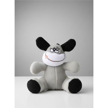 Ahes Sevimli Peluş Eşek Oyun Arkadaşı, 25 Cm, Gri, Unisex