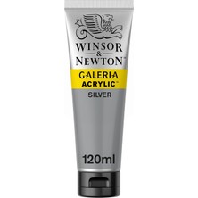Ahes & Newton Galeria Akrilik Boya, (Metalik) 120ML, Gümüş