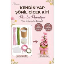 Ahes Şönil Papatya Yapım Kiti (Şönil Hobi Seti) - Yaratıcı Hobi ve Kendin Yap Seti