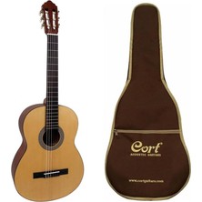 Ahes AC100OPW Klasik Gitar, Çantalı, Open Pore, Ladin Kapak