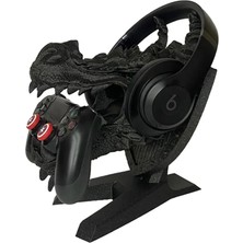 Ahes Başı Playstation 5 ile Uyumlu 5 Kol Tutucu Kulaklık Standı Ps5 Için Joystick Standı(Stand ve Duvara Monte), 123VQ3QWE