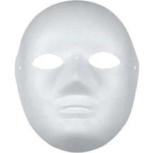 Ahes Viva Karton Maske Büyük Surat, Beyaz