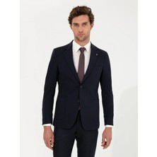 Cacharel Lacivert Slim Fit Ceket