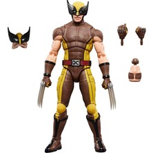 Ahes Legends Serisi Wolverine (Kahverengi Takım Elbise), Marvel Studios'un Deadpool & Wolverine Film Koleksiyonluk 15 cm Aksiyon Figürü Hediyesi