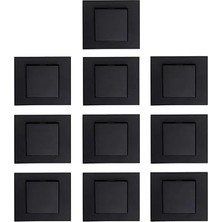 Ahes Siyah Anahtar+Çerçeve 10'lu Set,