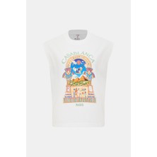 Casablanca Beyaz T-Shirt