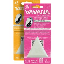 Ahes Araba Klima Kokusu 2'li Set -Trio Oto Kokusu | Bpa & Sıvı Içermez | 45 Gün Etkili (Bubble Gum | Satsuma)