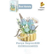 Ahes Boutıque Serisi Mini Çiçek Buketi 529 Parça Oyuncak Yapım Seti -FFP1092