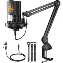 Ahes PM450S USB Stüdyo Kaydı ve Podcast Için Kondenser Mikrofon
