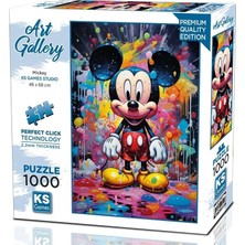 Ahes Games 1000 Parçalık Mickey Puzzle 2,2 mm Karton 14 Yaş Üzeri - 20822