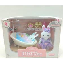 Ahes Dreamy Mini Tavşan Oyun Seti - Banyo