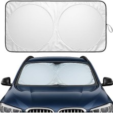 Ahes Ön Cam Güneşlik Kolay Katlanabilir (150CM x 70CM) - Uv Koruma ve Isı Azaltma Otomobil Güneşlikleri