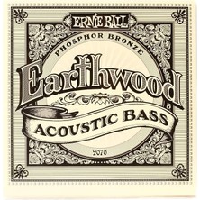 Ahes Ball P02070 Earthwood Fosfor Bronz Akustik Bas Telleri, Ölçü 45-95 Orijinal Versiyon