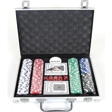 Ahes 200'LÜ Poker Seti Metal Çantalı, Profesyonel Casino Fişi, 11.5 Gram