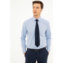 Cacharel Mavi Slim Fit Gömlek