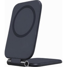 Ahes Manyetik Araç Içi Telefon Tutucu Katlanabilir Telefon Standı Magsafe Uyumlu Çift Taraflı Manyetik Yapı 3m Yapışkanlı Dashboard Monitör ve Masa Kullanımı Için | Ms-55