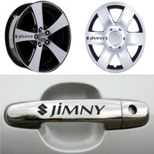 Ahes Suzuki Jimny Kapı Kolu Jant Sticker Yapıştırma 8 Adet Çok Renkli, Z1242