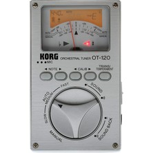 Ahes Eko OT-120 Siyah Orkestra Için Kromatik Akort Cihazı