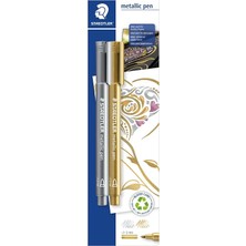 Ahes 8323S Bk2 Metalik Markör 2'li Set