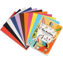 Ahes Scholler 25X35 cm 10 Renk Fon Kartonu Seti