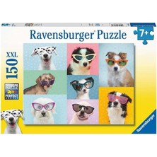 Ahes 150 Parçalı Puzzle Eğlenceli Köpekler