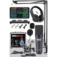 Ahes Stüdyo Ekipmanları Private Paket-5 Cx2 Mikrofon VS22 Ses Kartı Stüdyo Kayıt Seti