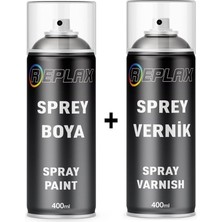 Ahes Doblo 261 Çöl Gri ile Uyumlu Si Sprey Rötuş Boyası+Sprey Vernik