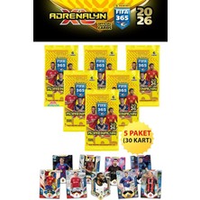Ahes Fifa 365 Adrenalyn Xl 2026 Trading Card Futbolcu Kartları 5 Paket (30 Kart) TYBVQ9SOXUC85HC876
