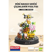 Ahes Bahçe Serisi Çiçeklerin Fısıltısı BL16368 Mikro Blok Yapı Oyuncakları Seti, 588 Parça, 6+ Yaş