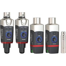 Ahes XV-U35D Kablosuz Mikrofon Sistemi - Çift Mikrofon Için Set