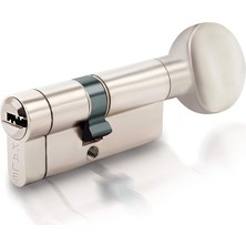 Ahes Kale Kilit 164 Ktbsm Kilit Göbeği, Tuzaklı - Mandallı Kilit Silindiri, Barel (68 Mm, Nikel)