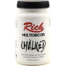 Ahes Multi Decor Chalked Akrilik 250ML N:4502 Antik Beyaz