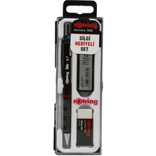 Ahes Tikky Okul Seti 0.7 mm Bordo Versatil Kalem, Silgi, Uç