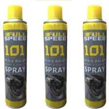 Ahes Works Full Speed 101 Fren ve Balata Genel Temizleme Sprey 500 ml 3 Adet TYBIP75F4692A4MR87
