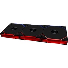 Ahes Li Unı Fan Reverse Tl Wıreless 3X120MM Siyah Kasa Fanı (G99.12RTL1W3B.00)