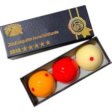 Ahes Bb-Ball-50 Profesyonel Bilardo Topu 3'lü, Krl-Bb-Ball-50