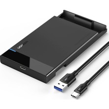 Ahes USB 3.1 Gen 2 Tip C Muhafaza 2,5 Inç Sabit Sürücü 6tb 6gbps Windows Mac Os Linux ile Uyumlu