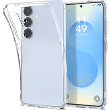 Ahes Galaxy S25 Plus ile Uyumlu Kılıf Liquid Crystal Sararmaya Dayanıklı Ince Şeffaf Kapak - ACS08974 (Spigen Tr Garantili)