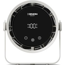 Ahes Smart Taşınabilir Masaüstü Fanı | 100 Kademe Kontrol0 Şarjlı Dokunmatik Ekran 2000MAH Usb-C X6113