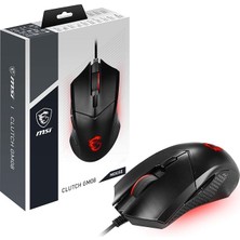 Ahes Gg Clutch GM08 Gamıng Mouse 4.200 Dpı Pıxart PAW3519 Optık Sensor Red LED 1.8m Kablo Ayarlanabılır Agırlık Altın Kaplama USB Baglantı Oyuncu Faresı
