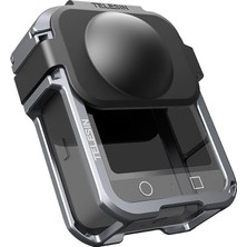 Ahes Djı Osmo 360 Için Kamera Kafesi, Alüminyum Koruyucu Kılıf+Osmo 360 Için Soğuk Dişli Kaydırmalı Objektif Için Çift Silikon Kapak, 1/4" Hızlı Çıkarılabilir Bağlantı