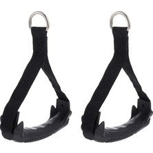 Ahes Fitness Bandı, 2'li Paket Dayanıklı Kablo Tutacakları, Yoga ve Güç Antrenmanı Için Spor Tutacakları, Direnç Bandı Tutacağı, Ev Spor Ekipmanları Için Fitness Kayışı